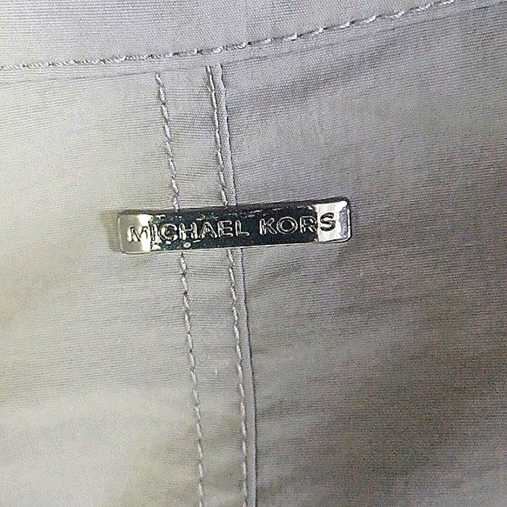 Michael Kors Men's Gray Lightweight Gray Bomber Jacket SZ Extra Large (XL) NWOT - Picture 13 of 14